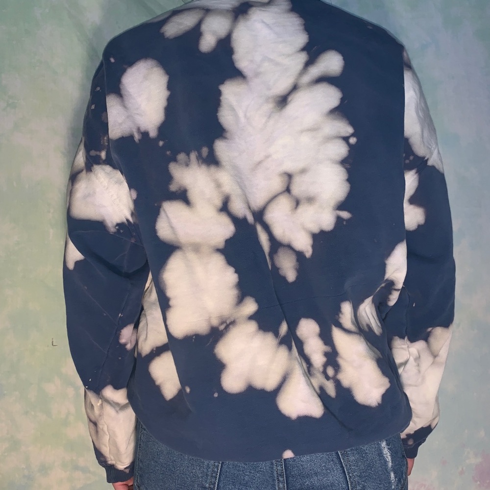 Vintage 80’s hand bleached crewneck - Picture 2 of 3